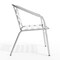 Flash Furniture Contemporary Restaurant Stack Chair, Aluminum Seat, 21.75 W 22" L 29 H, Integrated TLH-017B-GG - alternate 2