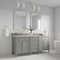 James Martin Vanities Brittany 72" Double Vanity, Urban Gray, w/ 3 CM Tajnar Eclos Top 650-V72-UGR-3TJR - alternate 3