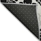 Homeroots 5' X 8' Ivory And Black Floral Washable Indoor Outdoor Area Rug 600007 - alternate 2