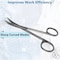 A2Z Scilab Premium Iris Lab Scissors, 4.5 Inch, Curved A2Z-ZR1084 - alternate 3