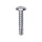 Auveco #12 x 1in Phillips Pan Head Number 2 Teks Screw - Zinc, 50PK 11905 - alternate 1