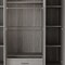 Homeroots Five Piec Gray Solid and Manufactured Wood Bedroom Set 596536 - alternate 2