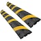 Xpose Safety Rubber Speed Bump, Rubber, Black/Yellow 2 PK RSH-6-2-X-S - alternate 1