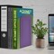 Acrimet Steel Metal Jumbo Bookends for Shelves, Heavy Duty, for Large books, Purple, 2PK 294.4 - alternate 2