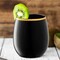 Smarty Had A Party 12 oz. Black with Gold Elegant Stemless Plastic Wine Glasses (64 Glasses), 64PK 3712-BK-G-CASE - alternate 1