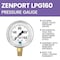 Zenport Glycerin Liquid Filled Pressure Gauge, 160 PSI LPG160 - alternate 2