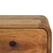 Homeroots 12" Oak Solid Wood One Drawer Floating Nightstand 653835 - alternate 2