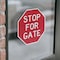 Signmission Stop For Gate, 4 inch X 4 inch, Vinyl Decal, 2PK OC-D-2PACK-4-286 - alternate 2