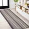 Jonathan Y Haynes Modern Double Stripe Black/Cream 2 ft. x 8 ft. Indoor/Outdoor Runner Rug SMB202B-28 - alternate 1