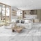 Apollo Tile White 5.9 in x 35.4 in Porcelain Matte Floor and Wall Tile 11.63 sqft/case, 8PK ACDIBLI636 - alternate 2