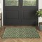 Homeroots 2' X 4' Dark Green And Light Green Geometric Indoor Outdoor Area Rug 573844 - alternate 2