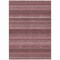 Homeroots 10' X 14' Red And Burgundy Striped Washable Indoor Outdoor Area Rug 610593 - alternate 2