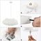 Jonathan Y Zephyr 23" 2-Light Modern Contemporary Silk LED Cloud Pendant, White JYL9073A - alternate 2