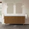 James Martin Vanities Laurent 72" Double Vanity, Honey Oak w/ 3 CM Eternal Jasmine Pearl Silestone Top 545-V72-HNO-3EJP - alternate 2