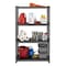 Iron Horse 3200 Riveted Steel Shelving 4-Shelf Unit, 18D x 36W x 60H, GunGray/Black 20995 - alternate 2