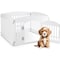 Simple Deluxe HealSmart 4 Panel Dog Playpen, 24in Exercise Puppy Playpen with Door, Safe, Secure, Folding and Por 3A88PTPPEN3523Q4PEWHT - alternate 1