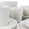 Elama Jasmine 16 Piece Porcelain Dinnerware Set in White EL-JASMINE - alternate 2