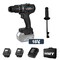 Holemaker Technology HMT Versadrive Rotary Combi Drill V18-120 + Blow Mould Case - 2 x 4.0Ah Kit (US Version) 808510-025US - alternate 1