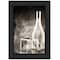 Homeroots Moody Gray Glassware Still Life 2 Black Framed Print Kitchen Wall Art 404645 - alternate 1