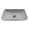 Vigo Lorca Gothic Gray Concreto Stone 22 in. L x 15 in. W x 5 in. H Rectangular Vessel Bathroom Sink VG04056 - alternate 2