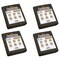 Mytee Products 4PK 6'x8ft Fire Retardant Canvas Tarp w/Aluminum Grommets - 16 oz, Olive Green, 4PK FRCT6-8-OGx4 - alternate 1