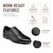Handpoint Classic Black 4 in Oxford Work Shoes-Mens Full Grain Leather Safety Dress Shoes, KEVLAR , 8.5 RV2103-EE-8.5 - alternate 2