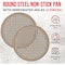 Emporio Kitchen Non-Stick Pizza Pan, 13in Carbon Steel, Perforated, White Marble Coating, Oven Safe EKPIZP1XWH - alternate 2