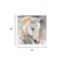 Homeroots 30" x 30" Abstract Watercolor Horse Canvas Wall Art 398930 - alternate 3