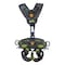 Fall Safe Safety Harness, Aluminum, 2XL, Black/Green FS243.2IP-2XL - alternate 2