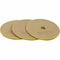 Scotch-Brite Clean and Shine Pad, 17" Diameter, Yellow/Gold, PK5 09544 - alternate 1