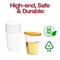 Smarty Had A Party 10 oz. Clear Round Plastic Cups (600 Cups), 600PK 6954A-CASE - alternate 2