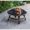 Outdoor Expressions 30'' Antique Bronze Round Steel Fire Pit FT-51559 - alternate 2