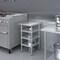 Amgood 24in D x 18in L Stainless Steel Table, Three Undershelves AMG WT-2418-3SH-Z - alternate 2