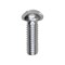Auveco 8-32 x 1/2in Slotted Round Head Machine Screw Zinc, 100PK 2533 - alternate 1