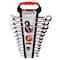 Performance Tool 12 pc. SAE Ratcheting Wrench Set, Chrome Vanadium, 100 Tooth W30641 - alternate 2
