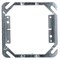Abb 4 in Square Box Cover, 3/4 in Raised for Two Devices, 10PK 52 C 52 3/4 - alternate 2