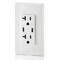 Leviton Duplex Outlet, USB C, White 20A, 125V T5835-W - alternate 2