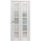 Sartodoors Sliding Closet Bi-fold Doors White Solid Core Modern Interior QUADRO4002BF-NOR-64 x 96 (2* 32x96) - alternate 1