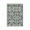 Homeroots 10' X 14' Blue And Purple Geometric Washable Indoor Outdoor Area Rug 609007 - alternate 2