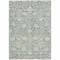 Homeroots 5' X 8' Sky Blue And Beige Floral Washable Indoor Outdoor Area Rug 603450 - alternate 2