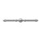 Richelieu Firenze Collection 7 9/16-inch (192 mm) Chrome Traditional Round Cabinet Pull BP8789192140 - alternate 3