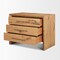 Homeroots 19in Brown Solid Wood Accent Cabinet With Three Drawers 727718 - alternate 3