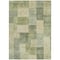 Homeroots 8' X 10' Artichoke Green Geometric Washable Indoor Outdoor Area Rug 608259 - alternate 2