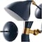 Jonathan Y Josef 10" Adjustable Iron Retro LED Wall Sconce, Navy JYL9066C - alternate 3