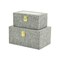 Homeroots Canter Isle Gray Linen Box Set 489365 - alternate 4