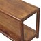 Homeroots 41in Brown Solid Wood Storage Bench With Cabinet 718249 - alternate 2