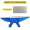 Vevor Blacksmith Anvil Steel Round Horn Anvil 105lbs 2 Holes for Metal Work 110BLACK - alternate 2