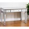 Homeroots 48" Silver Mirrored With Three Drawers 402057 - alternate 2