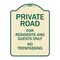 Signmission Tan & Green, 18 Inch x 24 Inch, Heavy Gauge Aluminum A-DES-TG-1824-9912 - alternate 1