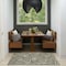 Homeroots 3' X 5' Ivory And Green Palm Leaf Indoor Outdoor Area Rug 554776 - alternate 2
